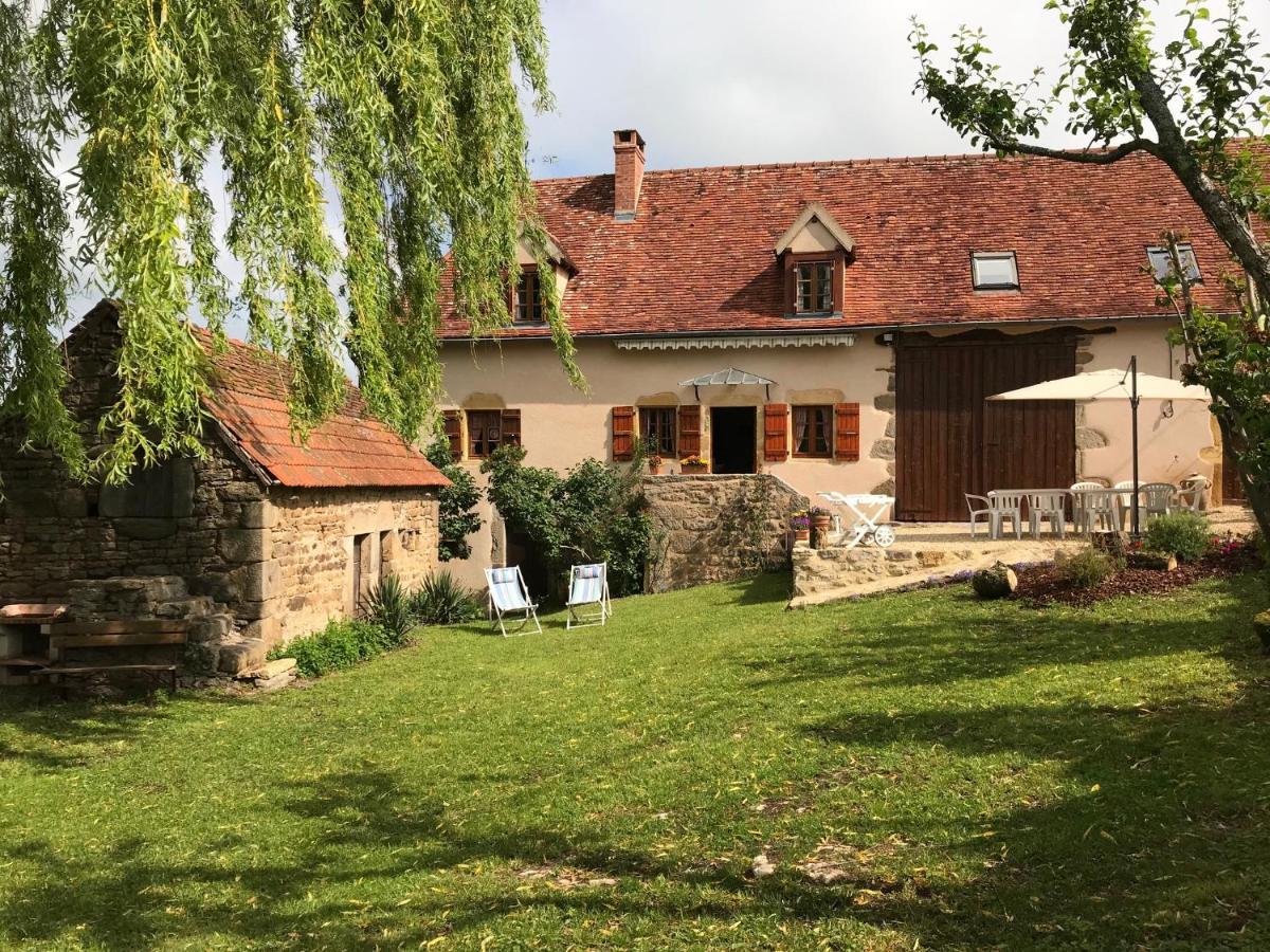 Villa Gite Le Mur Magnifique Longere Au Bourgogne-Du-Sud Oye Exterior foto